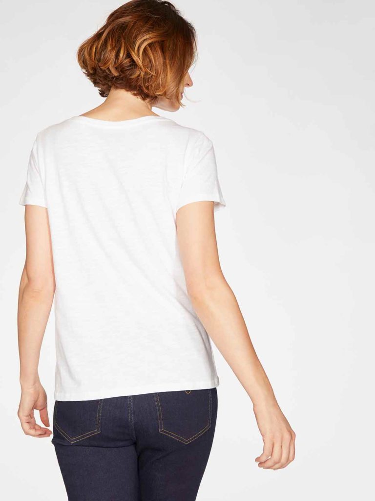 Thought T-Shirt aus Bio-Baumwolle Weiß