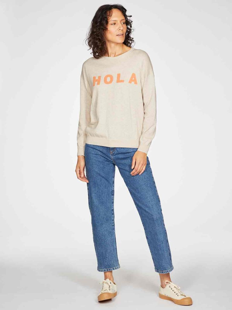 Thought Pullover Hola mit Wolle