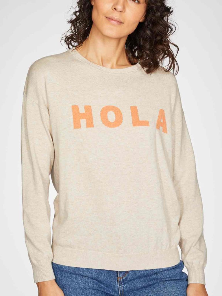 Thought Pullover Hola mit Wolle