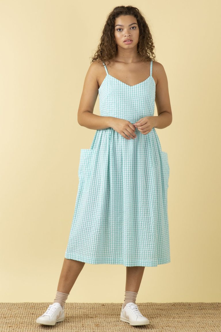Emily and Fin Kleid Bree Mint Gingham
