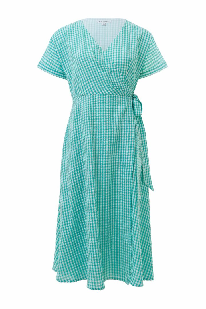 Emily and Fin Kleid Jenna Mint Gingham