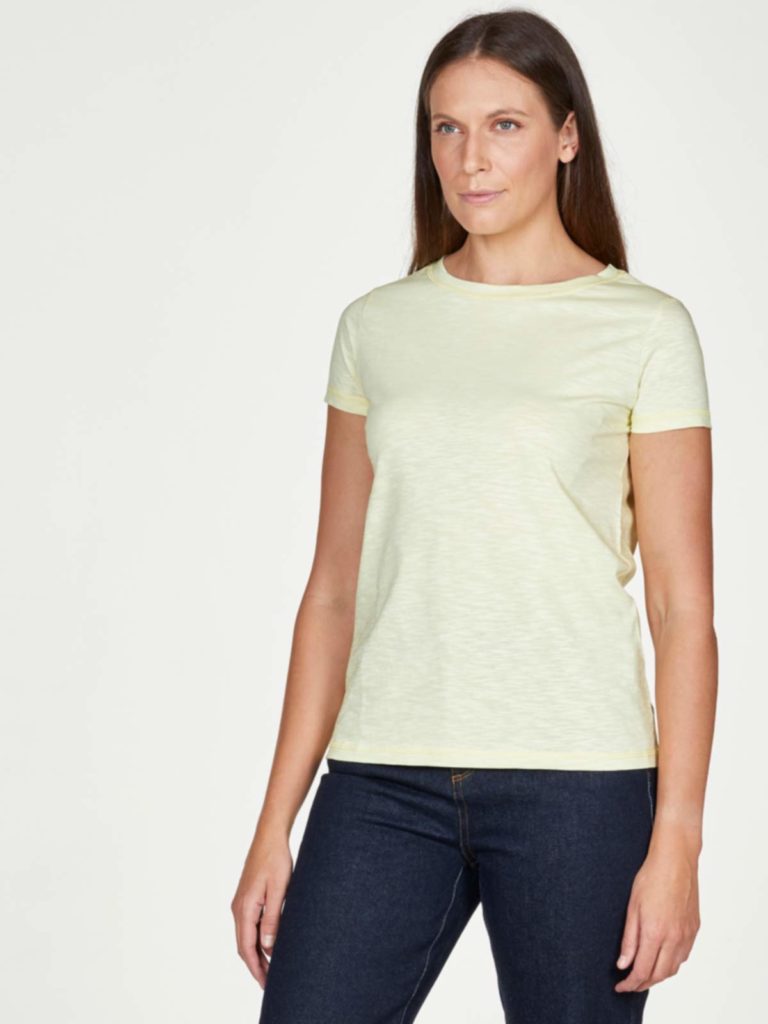 Thought Basic T-Shirt Yellow aus Bio-Baumwolle