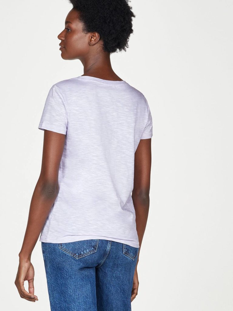 Thought Basic T-Shirt Lilac aus Bio-Baumwolle
