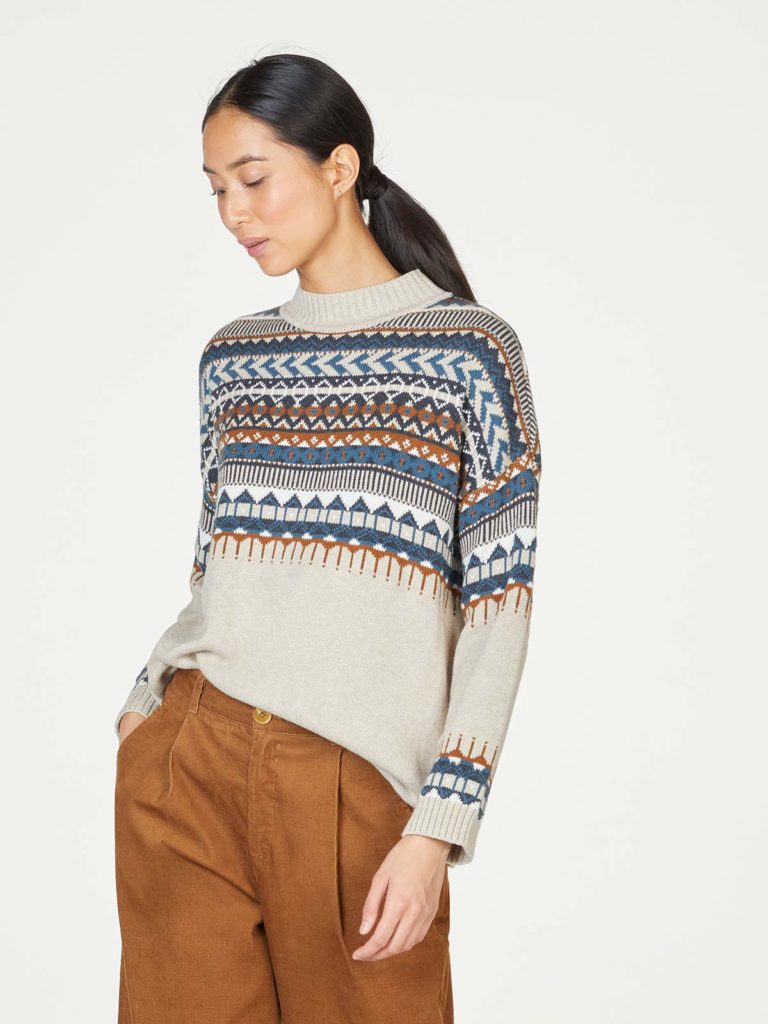 Thought Pullover Delilah Fairisle mit Wolle