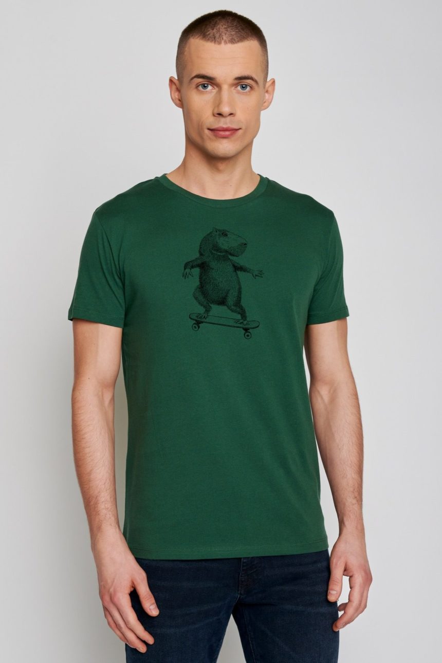 Greenbomb T-Shirt Animal Capy grün