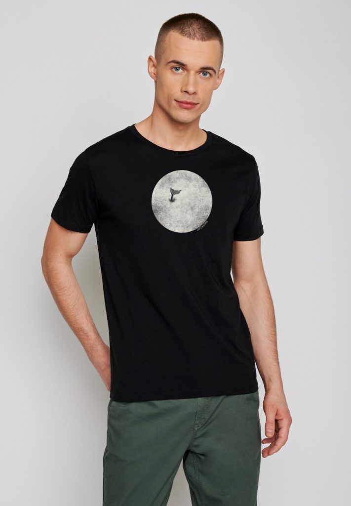 Greenbomb T-Shirt Animal Whale schwarz
