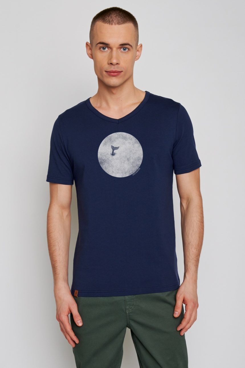 Greenbomb T-Shirt Animal Whale blau