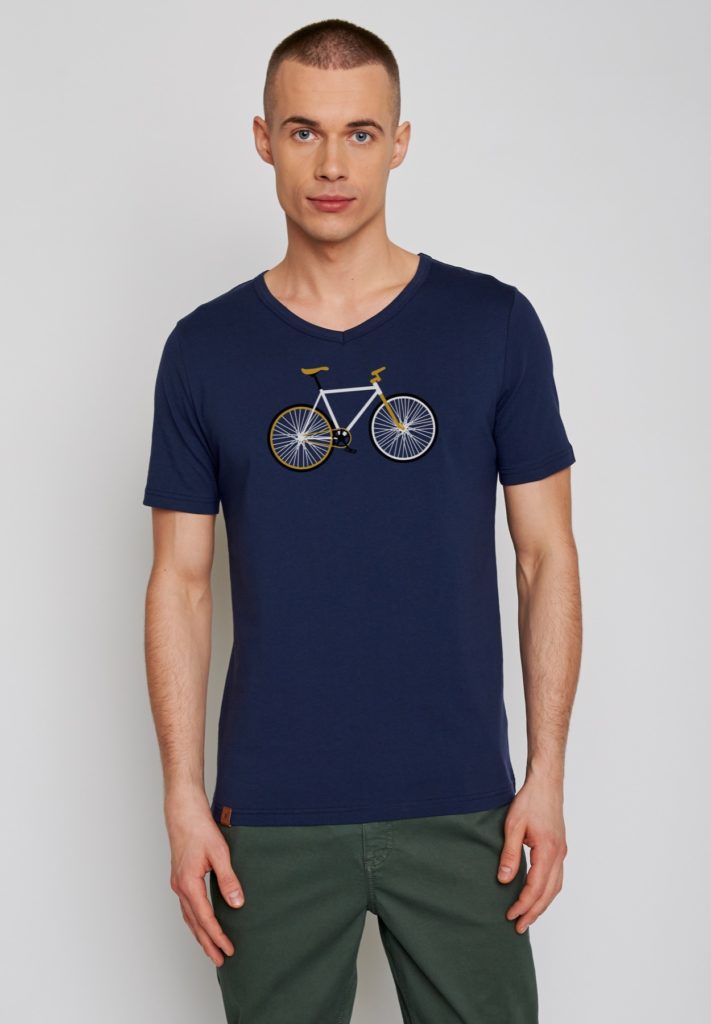 Greenbomb T-Shirt Bike Easy blau