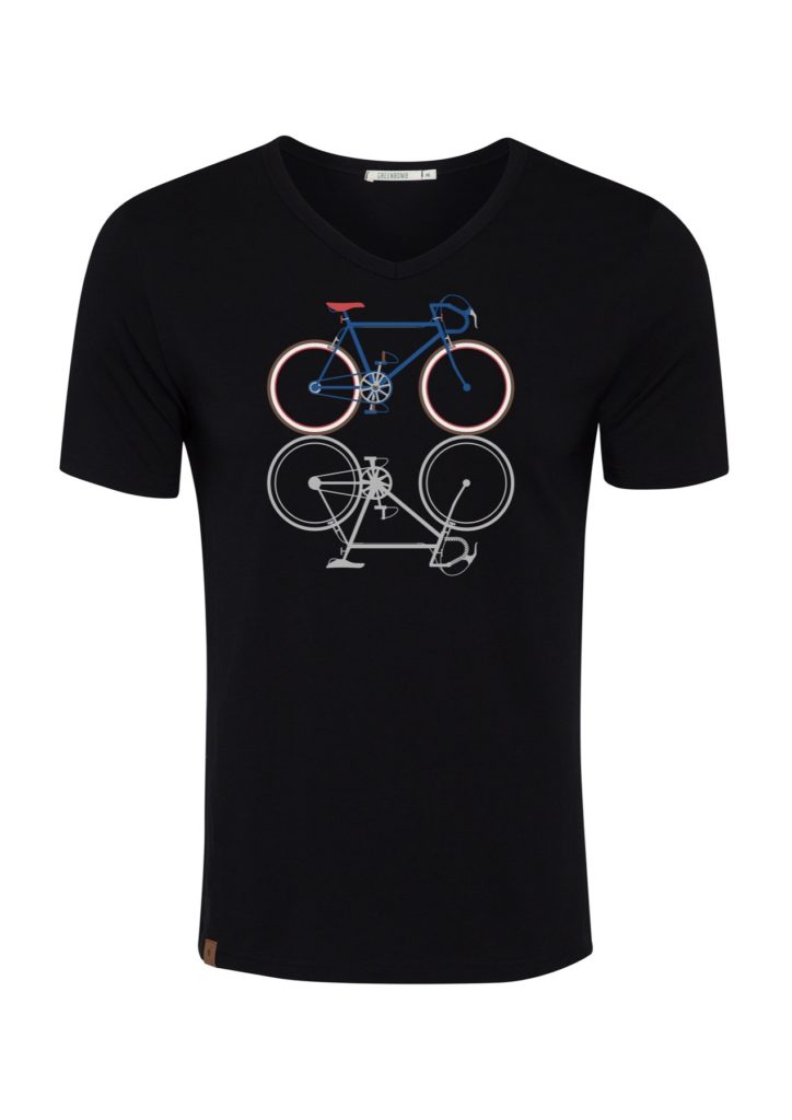 Greenbomb T-Shirt Bike Shape schwarz