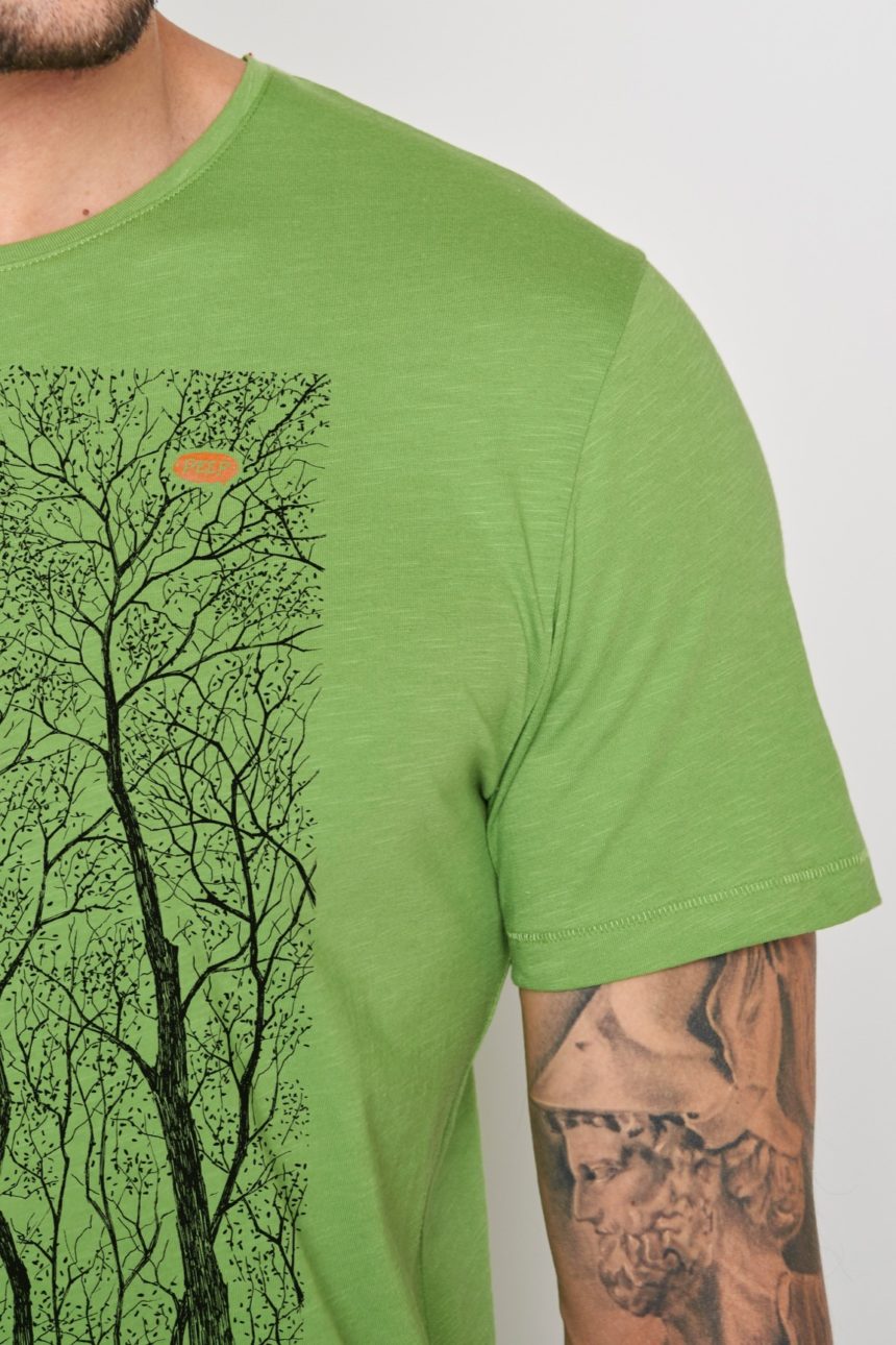 Greenbomb T-Shirt Forest Peep Grün
