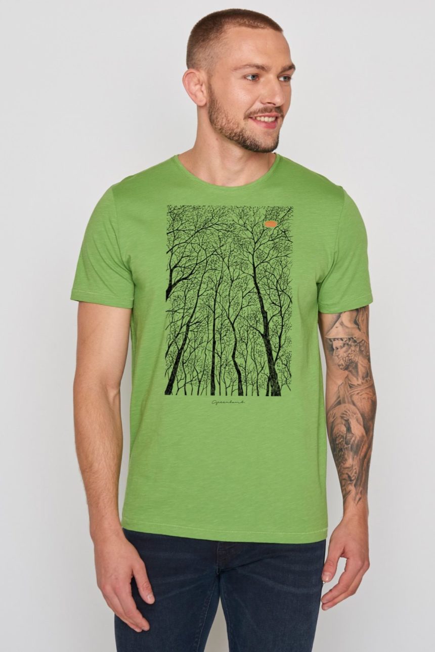 Greenbomb T-Shirt Forest Peep Grün
