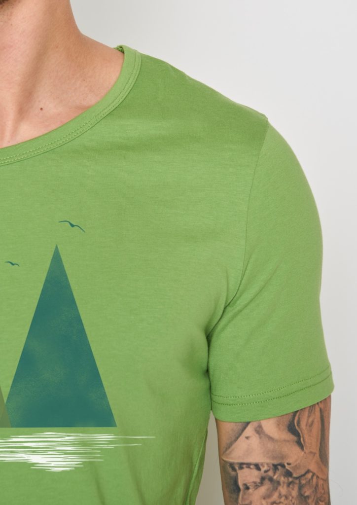 Greenbomb T-Shirt Nature Lake Grün