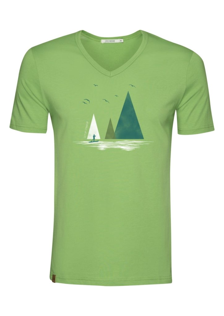 Greenbomb T-Shirt Nature Lake Grün