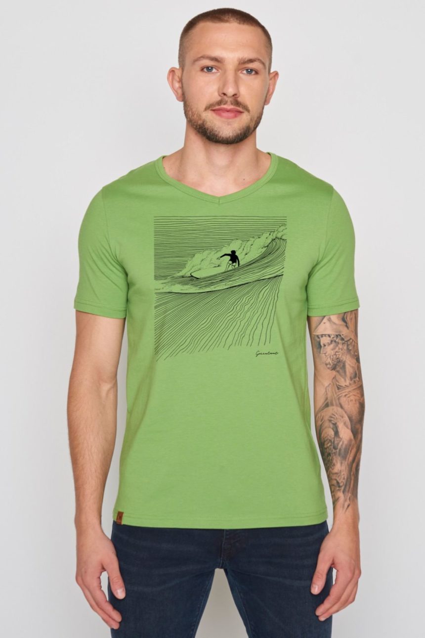 Greenbomb T-Shirt Nature Surfer Grün