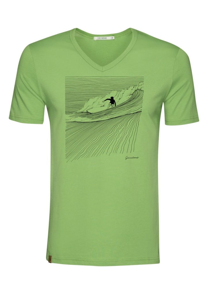 Greenbomb T-Shirt Nature Surfer Grün