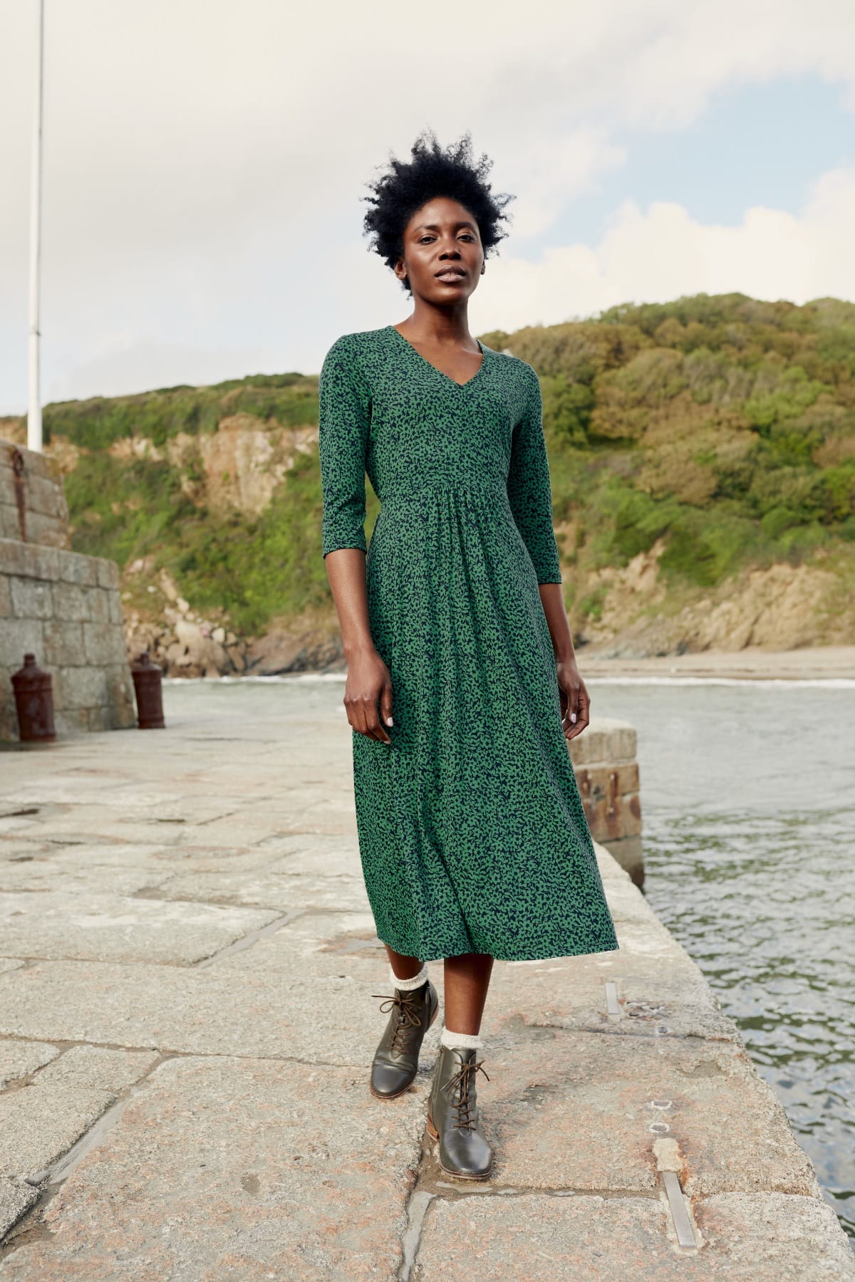 Kleid Carwynnen Ditsy ⋆ Bella Green ⋆ Nachhaltige Mode
