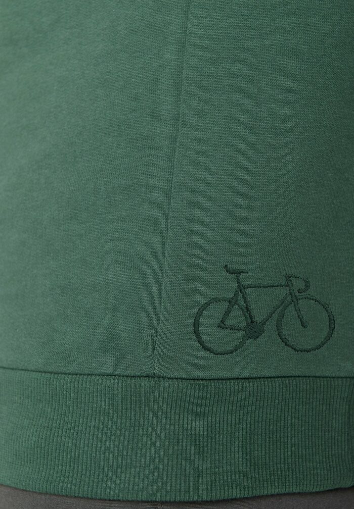 Greenbomb Sweatshirt Bike Solo Green