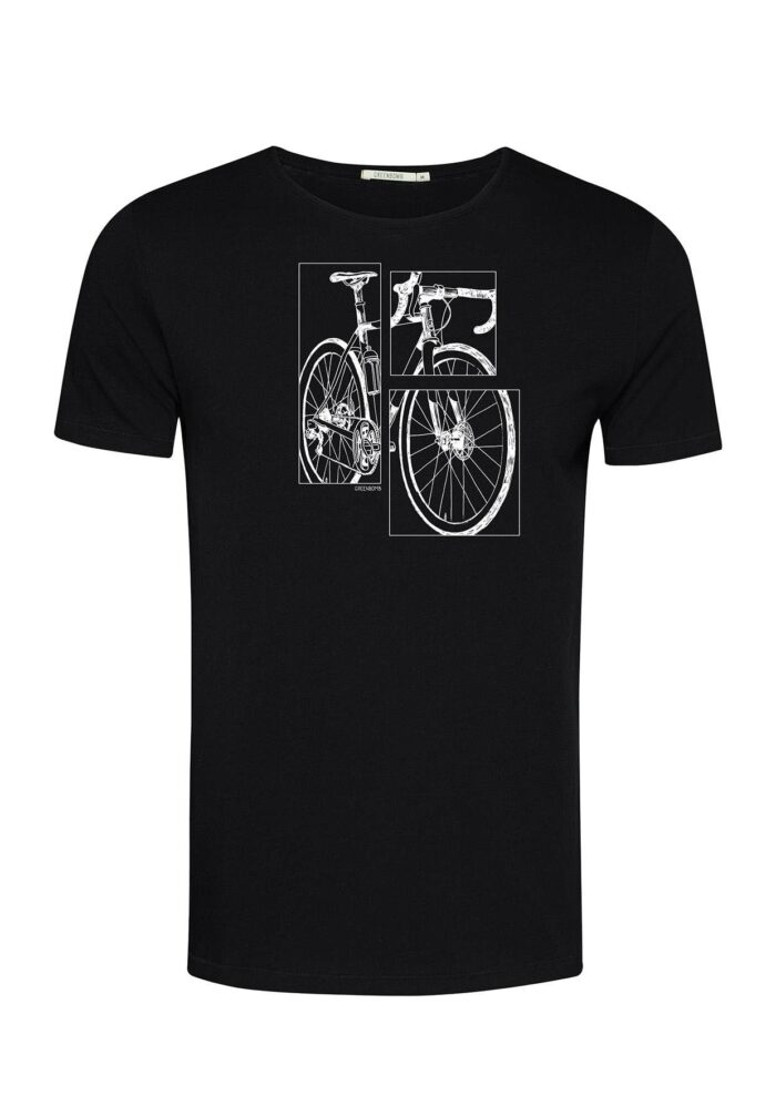 Greenbomb tričko bike cut black