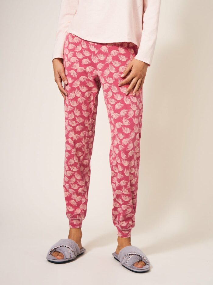White Stuff pyžamové kalhoty freya pink