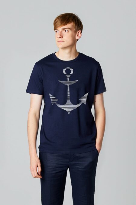 Paala tričko anchor french navy