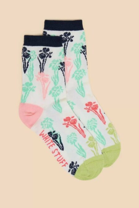 White Stuff ponožky iris floral