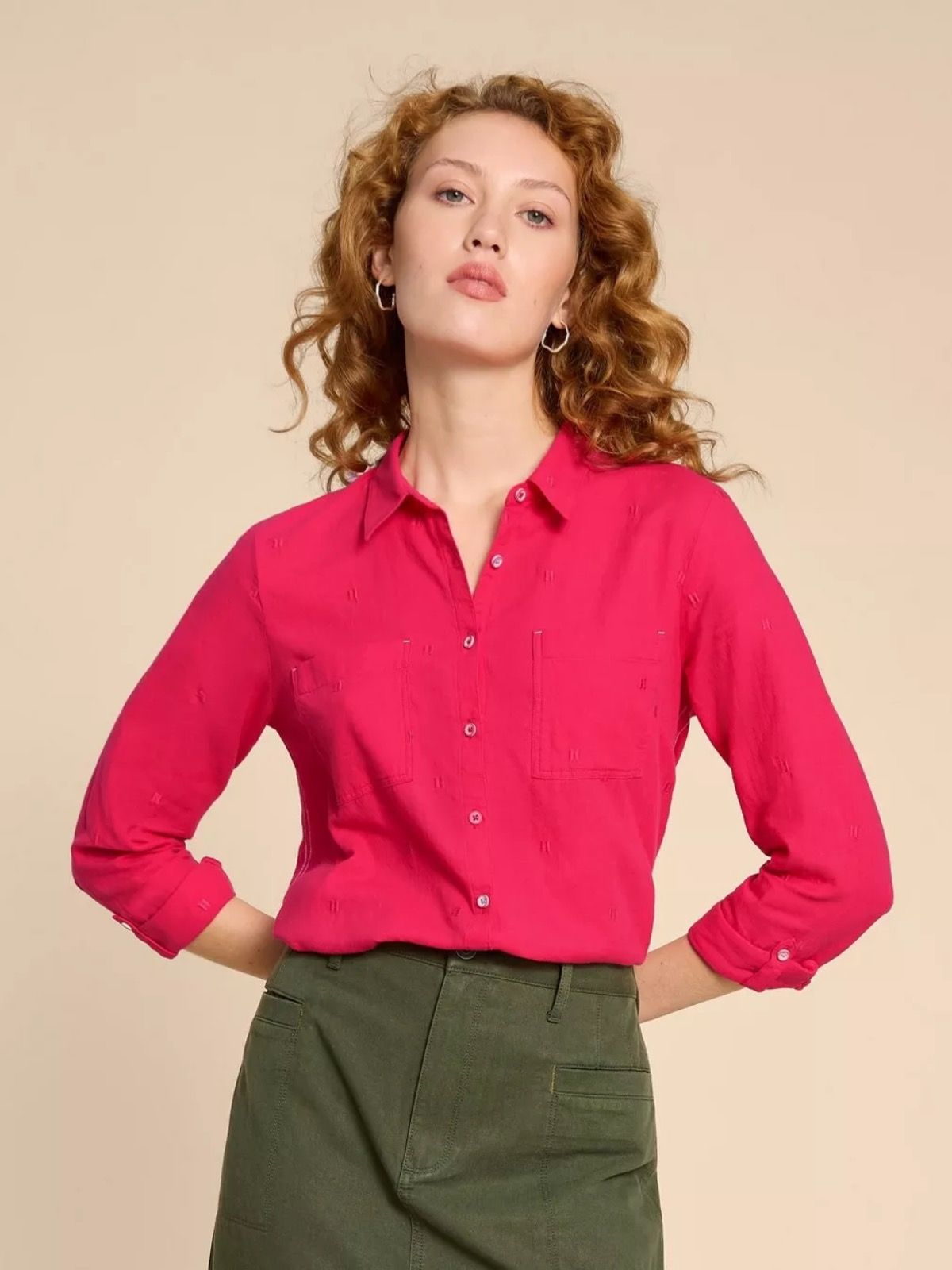 Hemd Sophie Dark Pink