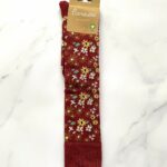 Kniestrümpfe Dark Red