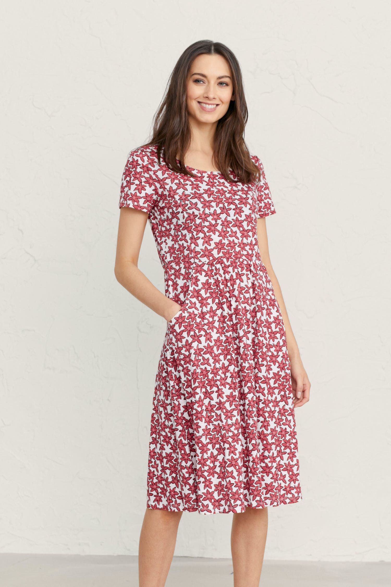 Kleid Enor Star Flower aus Bio-Baumwolle