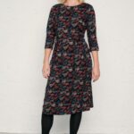 Kleid Kay Mahogany aus Bio-Baumwolle