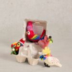 Baumschmuck-Set Tropical Birds Natural