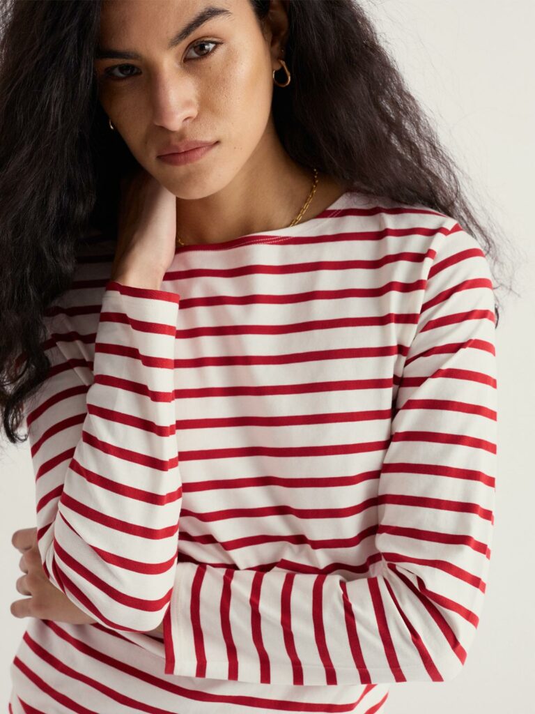 Shirt - langarm - Sailor Shirt - Breton Deep Rust main image 1